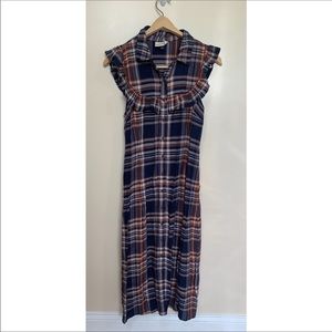 Universal Thread Plaid Flannel Maxi Dress
